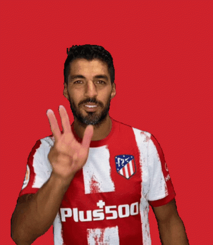 Luis Suarez Finger Kiss Lets Go GIF