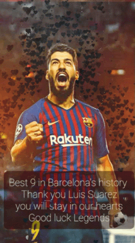 Luis Suarez Heart Animation GIF