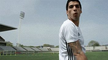 Luis Suarez Shake Hand GIF