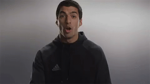 Luis Suarez Shh Quiet GIF