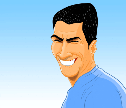 Luis Suarez Waving Hi GIF