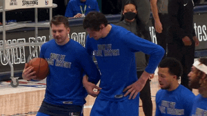Luka Doncic Dallas Mavericks Basketball Dance GIF