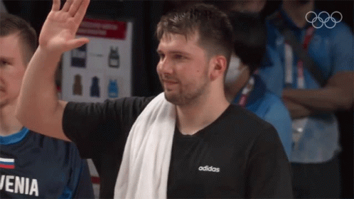 Luka Doncic High Five GIF