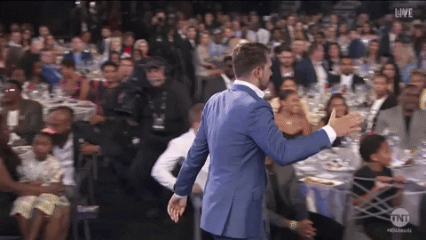 Luka Doncic Hug Rookie Of The Year GIF