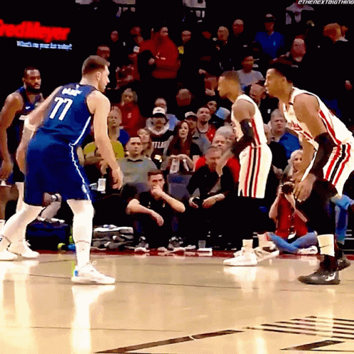 Luka Doncic Long Shot GIF