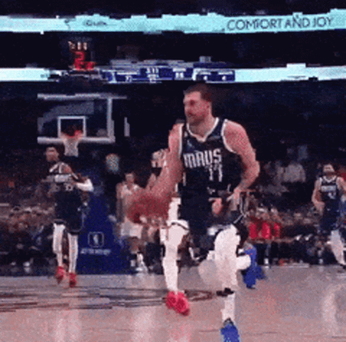 Luka Doncic Poster Dunk GIF