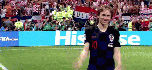 Luka Modric Hilarious Laughing GIF