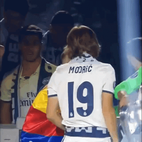 Luka Modric Hug Teammate GIF