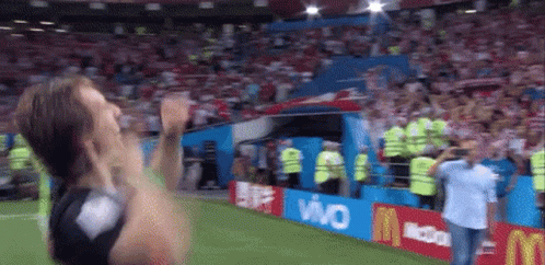 Luka Modric Lift By Teammate GIF