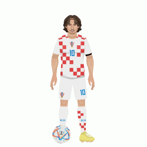 Luka Modric Video Game Character GIF