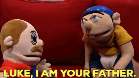 Luke I Am Your Father Puppets GIF