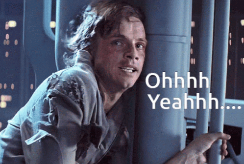 Luke Skywalker Ohhh Yeahhh GIF