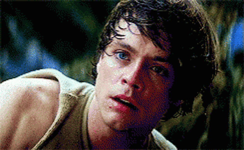 Luke Skywalker Amazed Reaction GIF