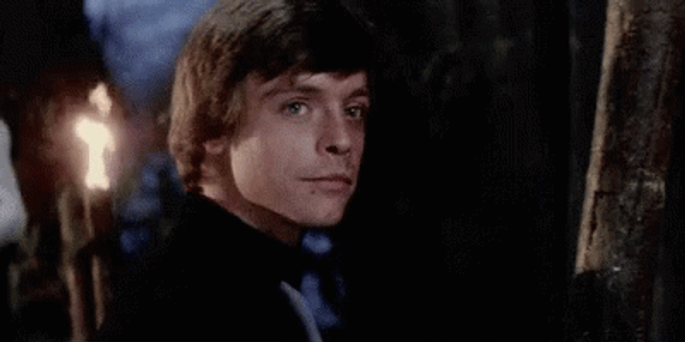 Luke Skywalker Confident Look GIF