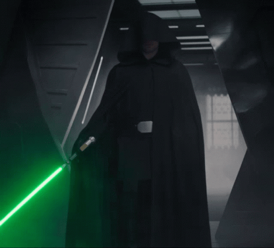 Luke Skywalker Revealing His Identity GIF