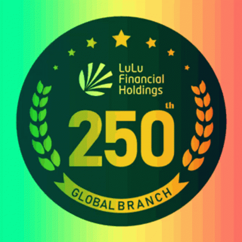 Lulu Financial Holdings 250th Anniversary Logo with Laurel Wreath