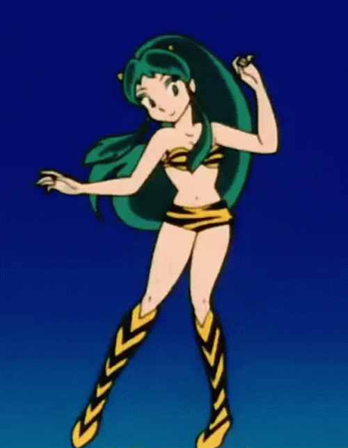 Lum Invader Anime Girl Dancing GIF
