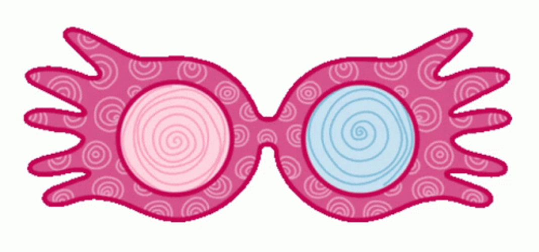 Luna Lovegood Iconic Odd Glasses Graphic Art GIF