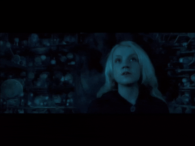 Luna Lovegood Knocked Down By Enemy GIF