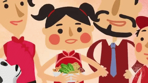 Lunar New Year Celebration With The Whole Family GIF