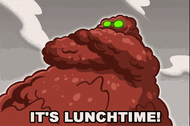 Lunch Time Aqua Teen Hunger Force Monster Meatwad GIF