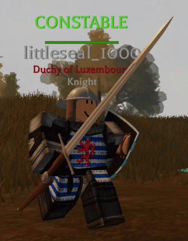 Luxembourg Constable Knight Roblox GIF