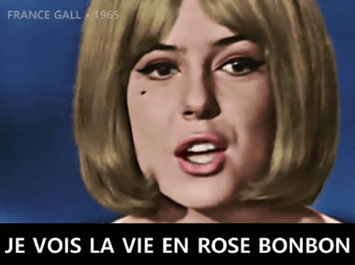Luxembourg France Gall 1965 GIF