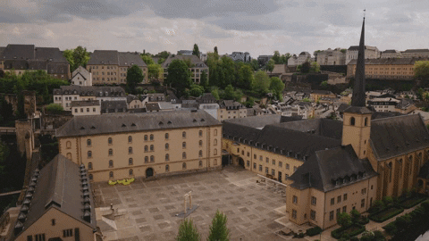 Luxembourg Neumunster Abbey GIF