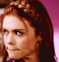 Lydia Martin Smiling Dimples Teen Wolf GIF