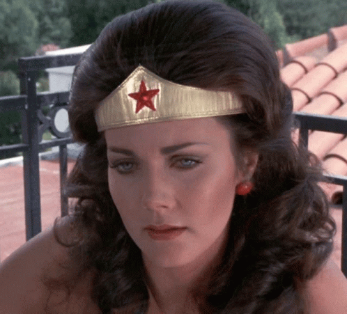 Linda Carter Wonder Woman Nope GIF