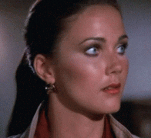 Linda Carter Wonder Woman Confused GIF