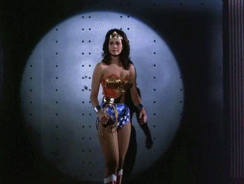 Lynda Carter Wonder Woman Vintage GIF
