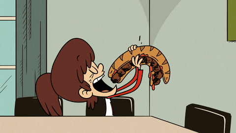 Lynn Loud Funny Eating GIF