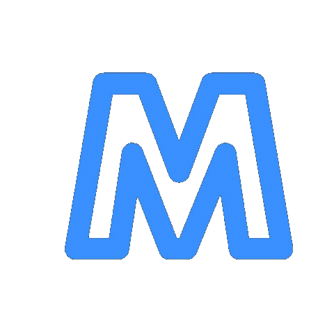 M-hub Sticker Blue GIF