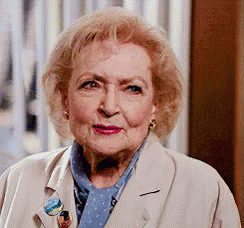 Betty White Sweet Smile Facial Reaction GIF