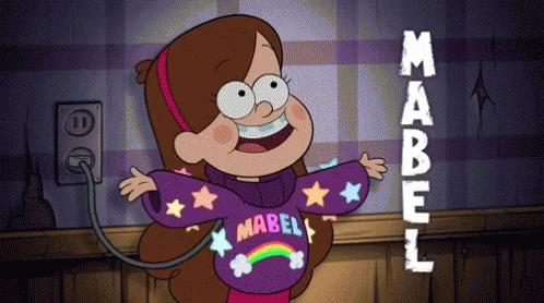 Mabel Pines Electric Jacket GIF