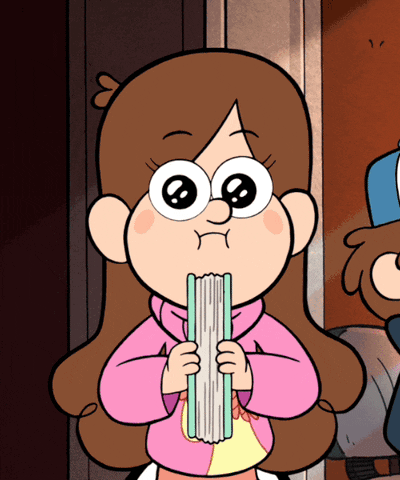 Mabel Pines Opening Book GIF