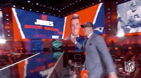 Mac Jones Hug GIF