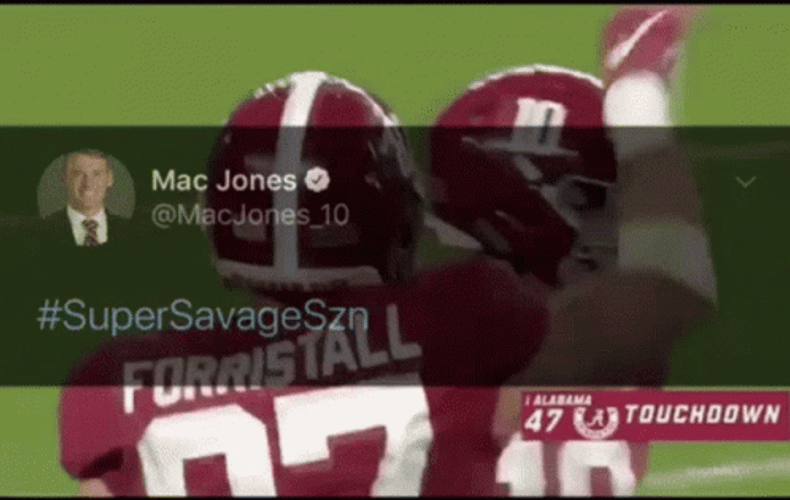 Mac Jones In Game GIF