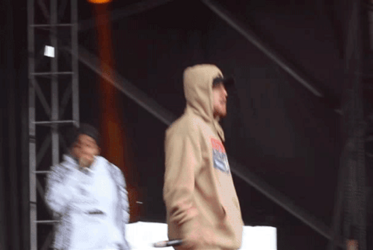 Mac Miller Singing And Pointing GIF