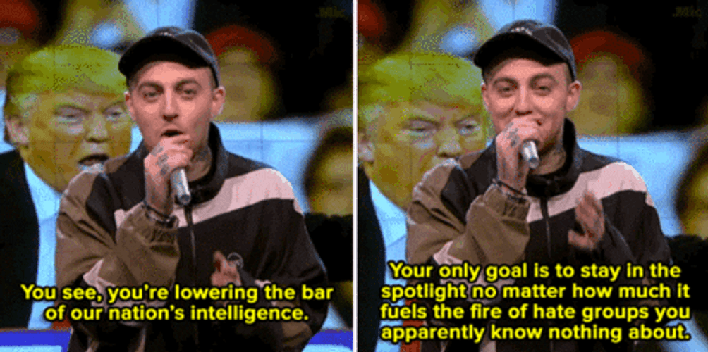 Mac Miller Two Different Statements GIF