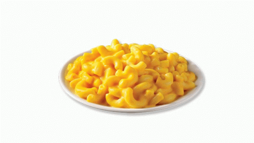 Mac N Cheese In The Plate GIF