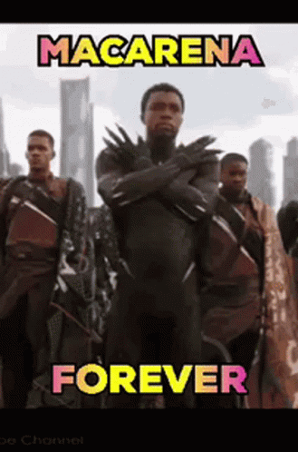 Macarena Forever Black Panther Dancing GIF