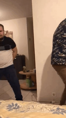 Macarena Man Dancing Hysterically GIF