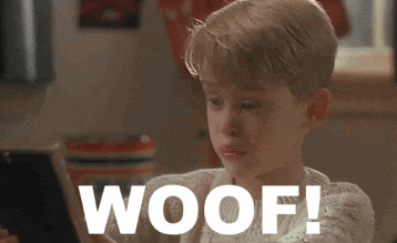 Macaulay Culkin Dislike And Woof Reaction GIF