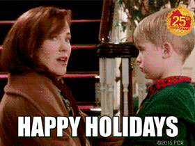 Macaulay Culkin Holiday Buzz Your Girlfriend Woof GIF