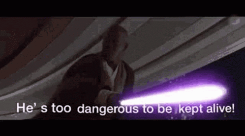 Mace Windu Hes Too Dangerous Hes Alive GIF