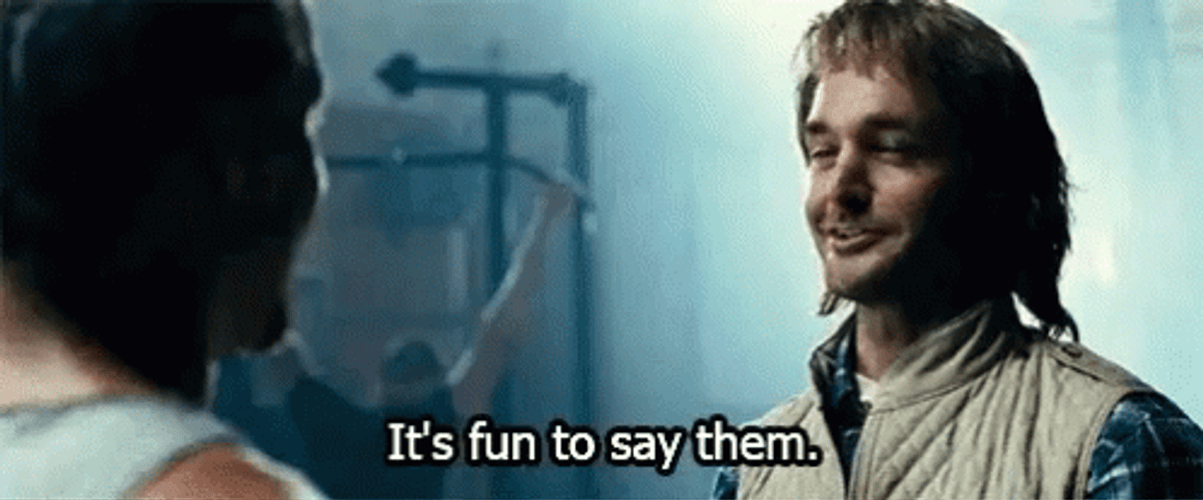 Macgruber Its Fun To Say Them GIF