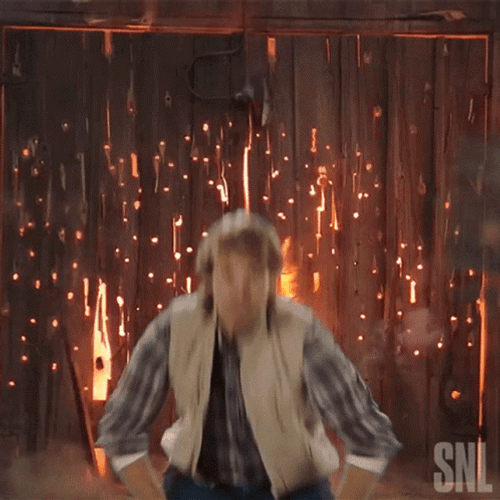 Macgruber Punching With Fire Background GIF