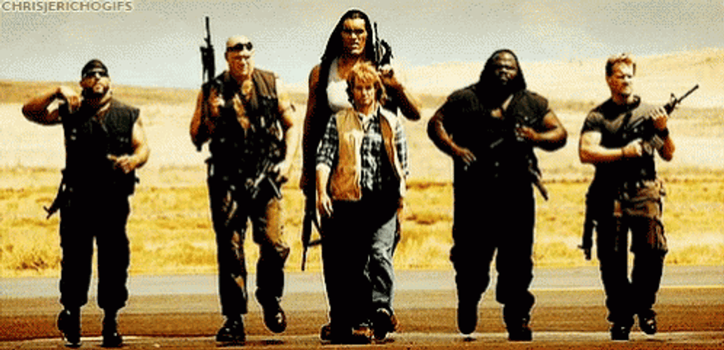 Macgruber Walking With Friends GIF
